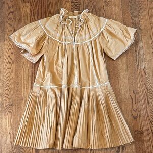 Ulla Johnson Tan Mini Dress